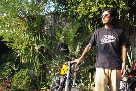 "BG CHOPPERS" S/S Tshirts - BLACK x WHITE