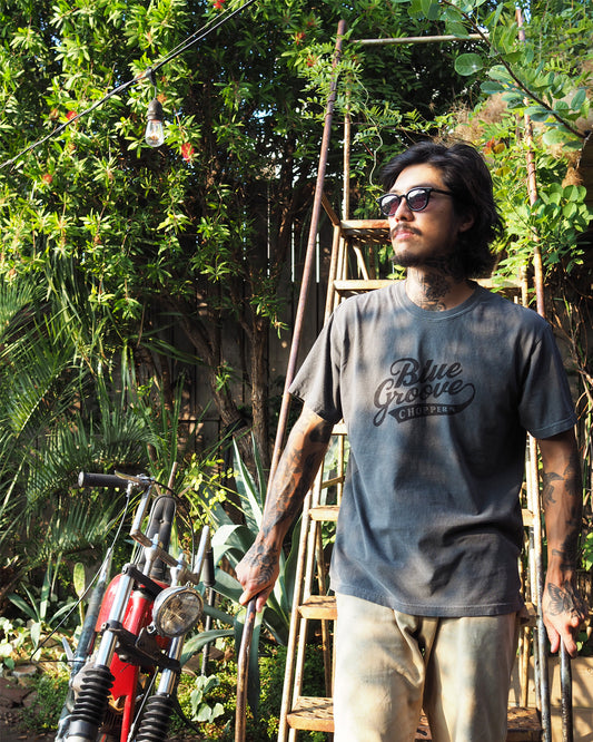 "BG CHOPPERS" S/S Tshirts - PEPPER x BLACK