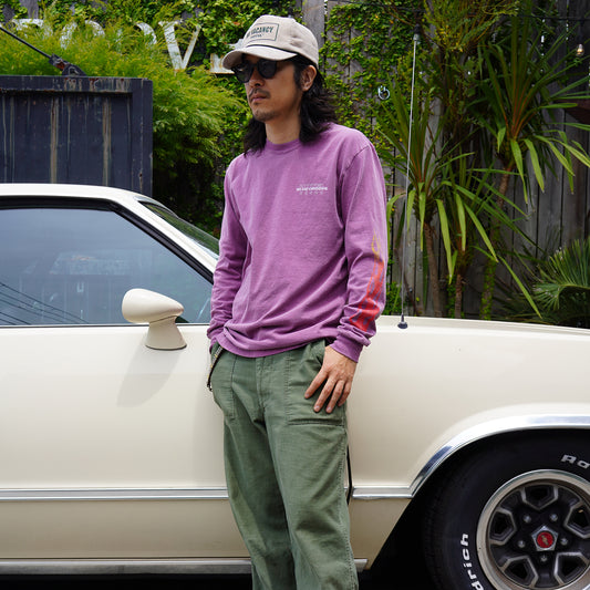 HOTEL x BG "FYFD/FLAMES" L/S Tshirts - BELLY