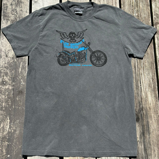 "BG CHOPPERS SKULL WING" S/S Tshirts - PEPPER