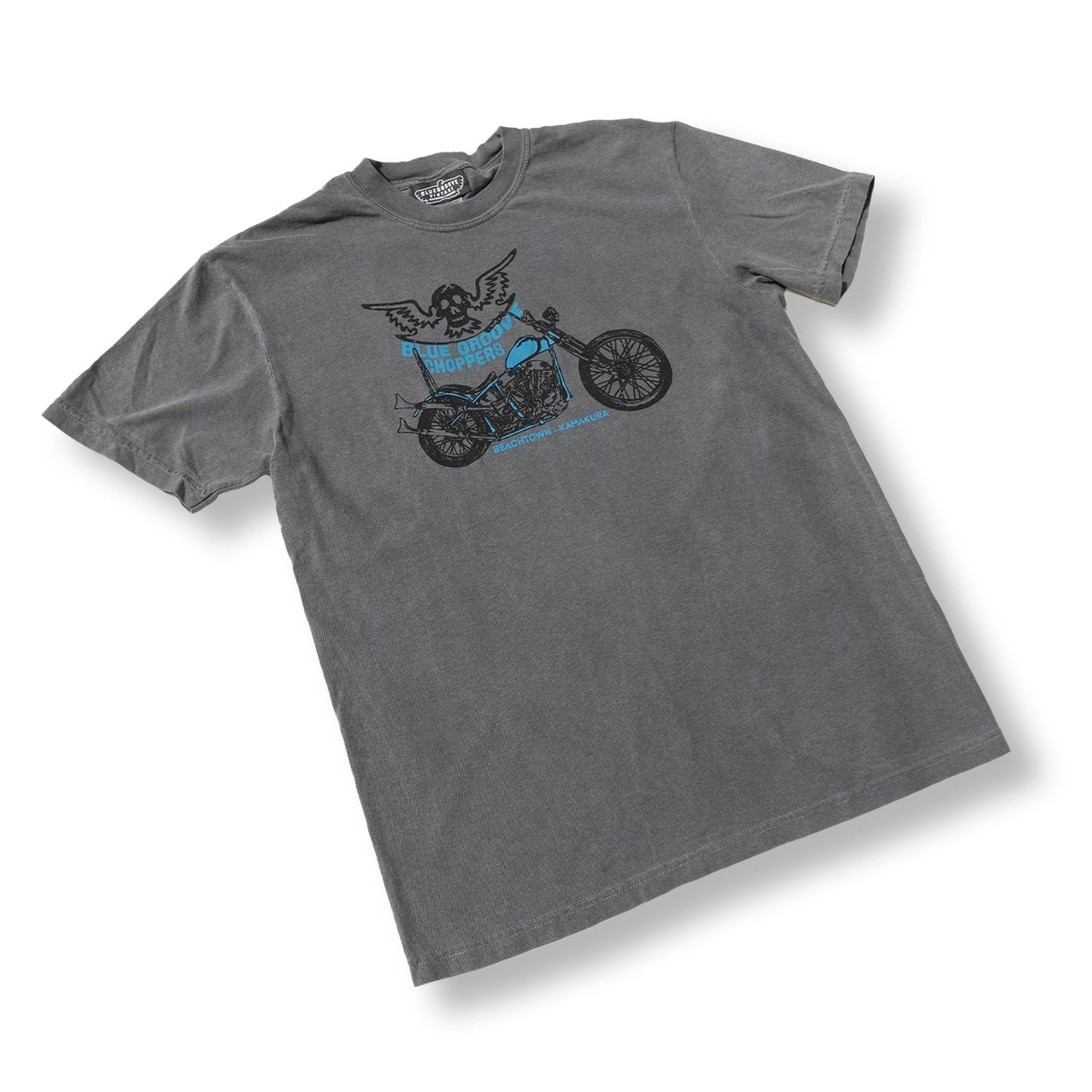 BG CHOPPERS SKULL WING S/S Tshirts - PEPPER