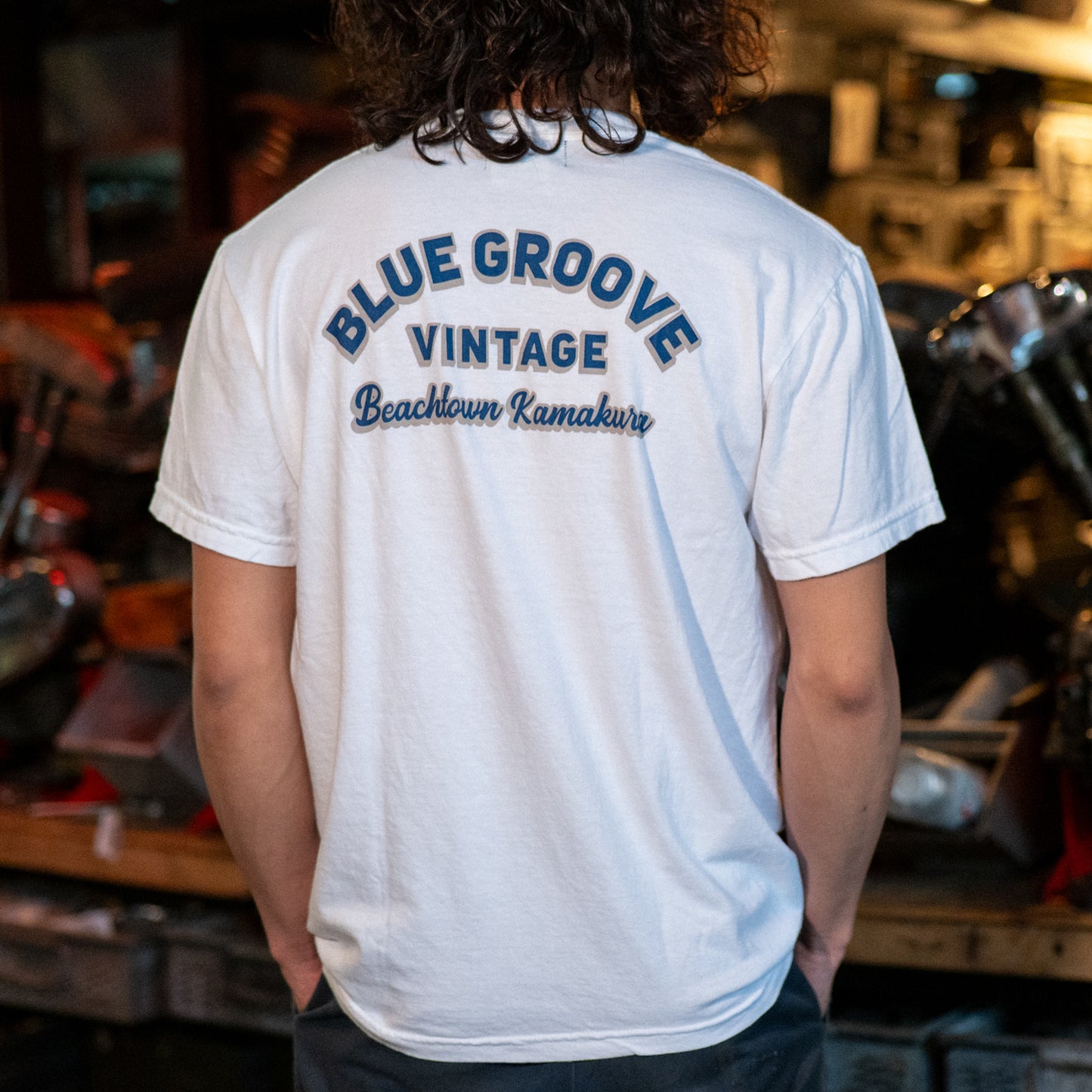 "BG Vintage" S/S Tshirts - WHITE