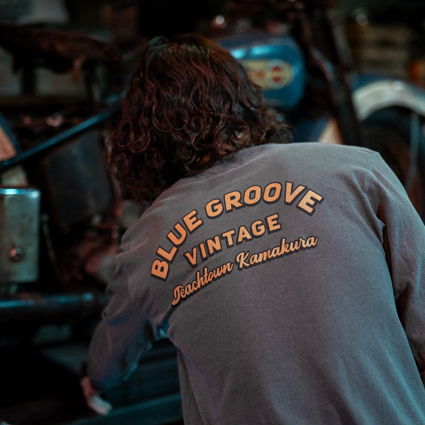 "BG Vintage" L/S Tshirts - PEPPER