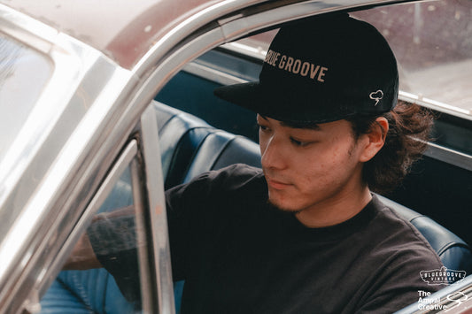 BG x THE AMPAL CREATIVE CORDUROY STRAPBACK CAP