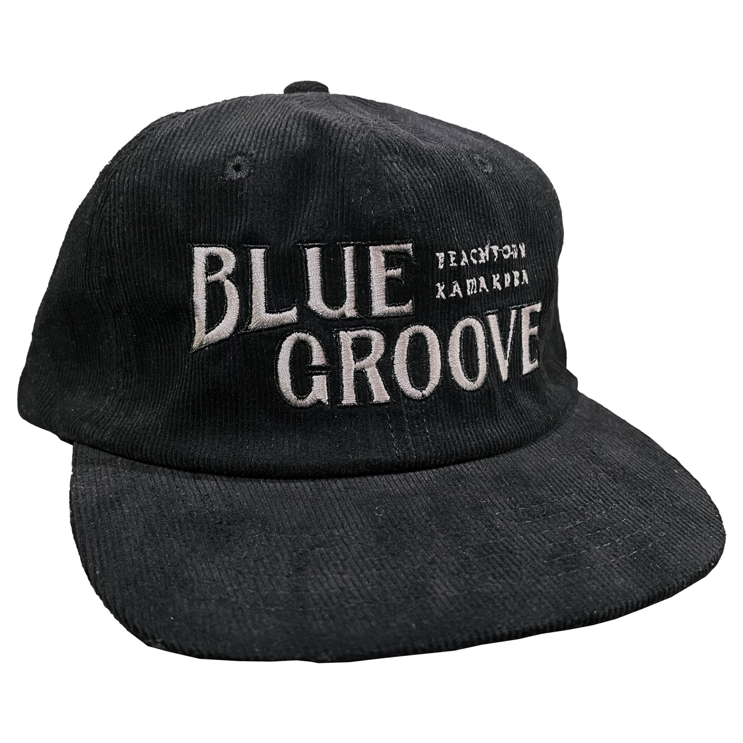 BG CORDUROY SNAPBACK CAP - BLACK