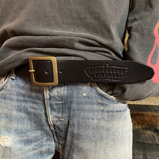 BG Saddle Leather Belt - Black