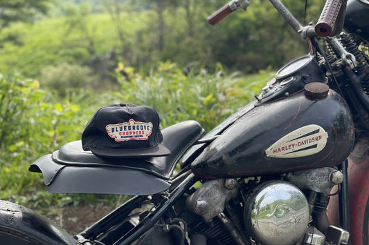 BG x THE AMPAL CREATIVE "BG CHOPPERS" STRAPBACK CAP - BLACK