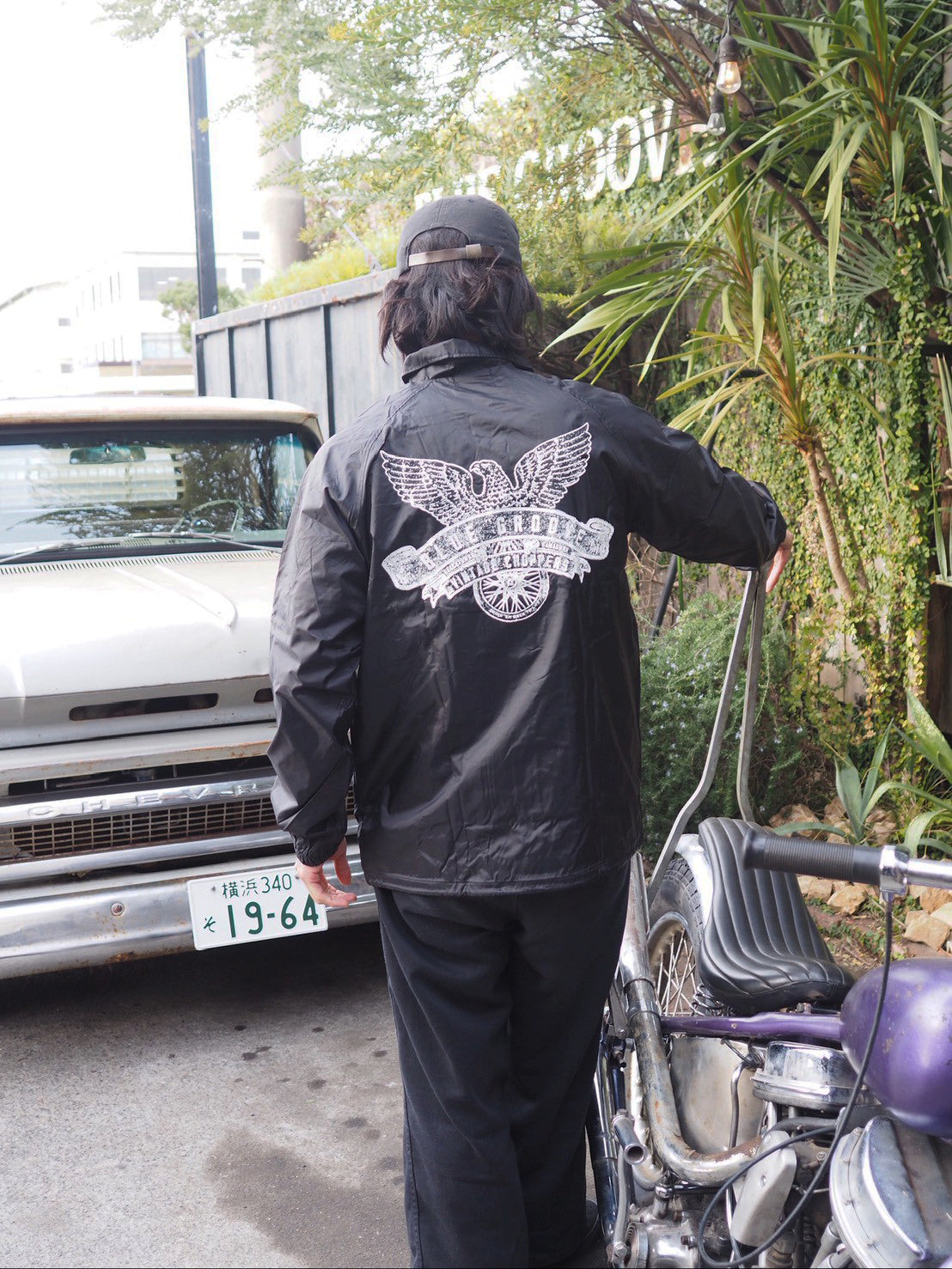 "Flying Eagle" Waterproof Boa Coach Jkt - Black