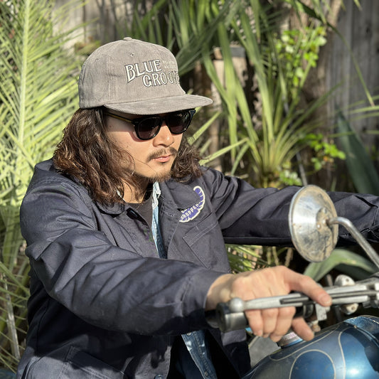 BG CORDUROY SNAPBACK CAP - GRAY