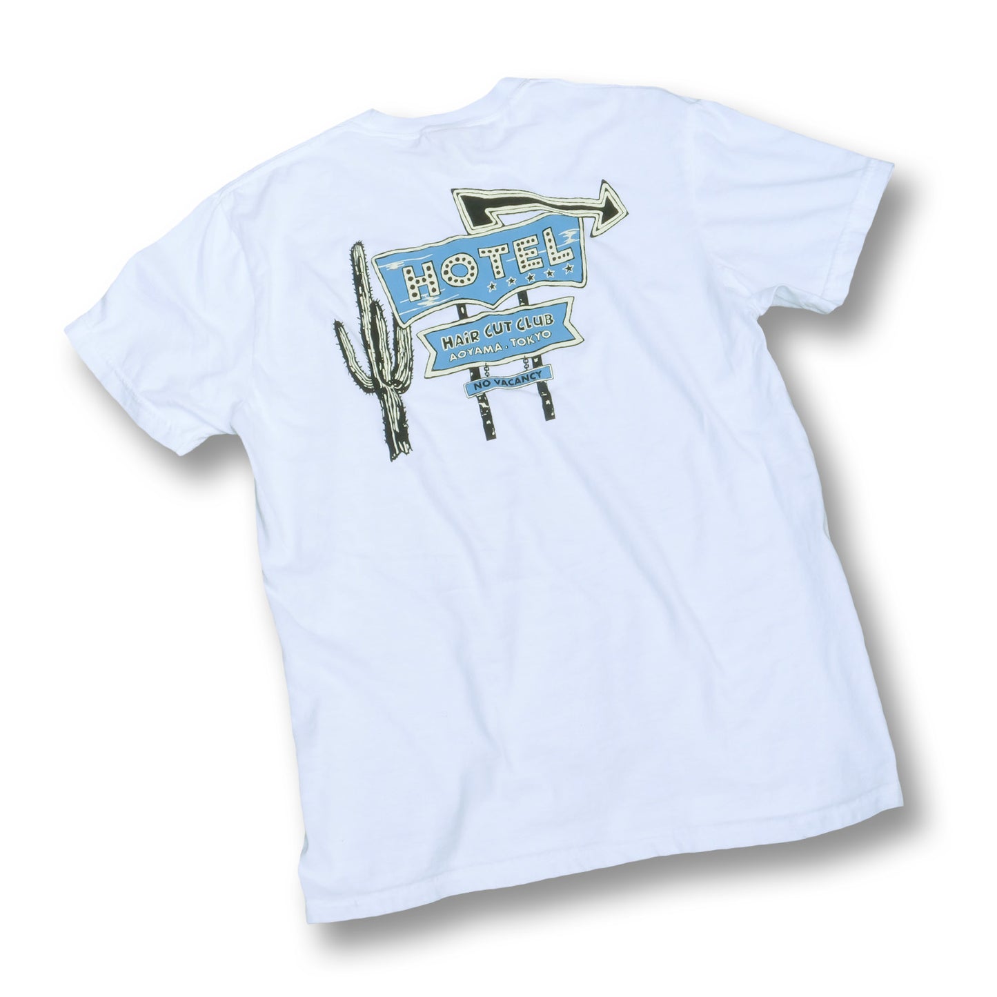 HOTEL x BG "MOTEL SIGN" S/S Tshirts - WHITE