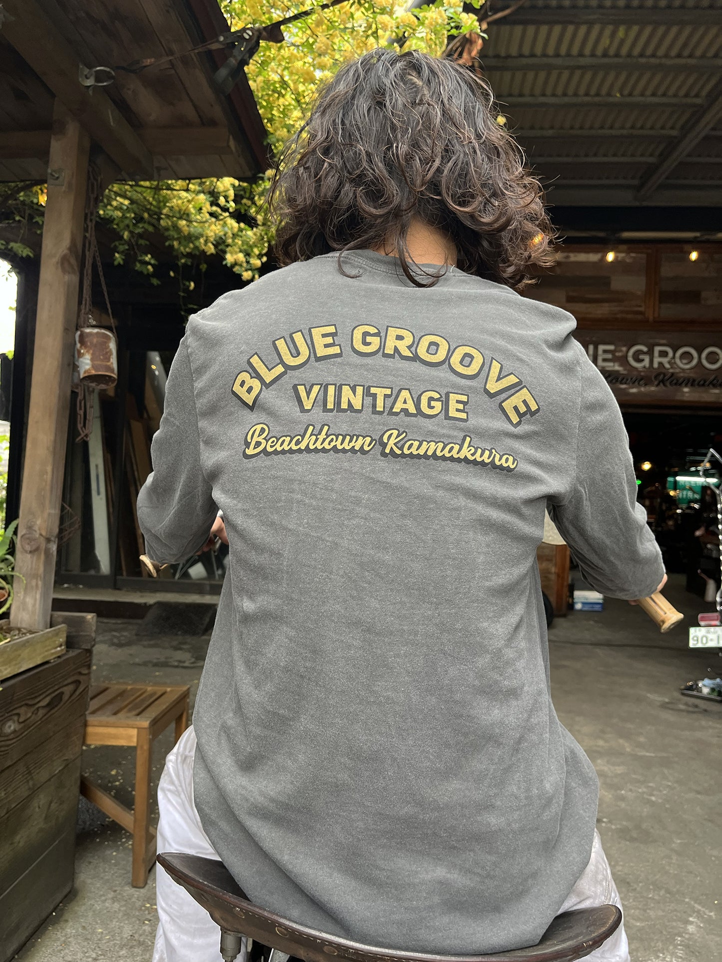 "BG Vintage" L/S Tshirts - PEPPER