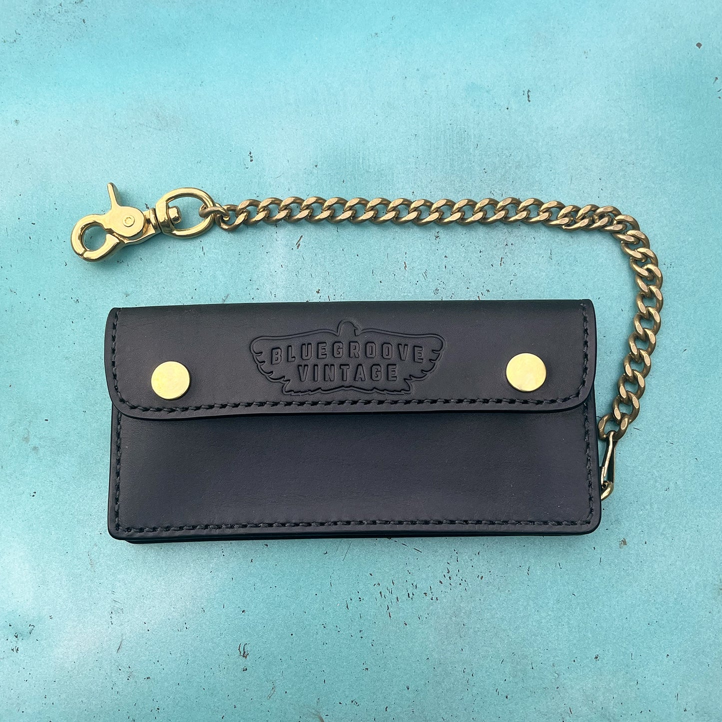 HEAVEY LEATHER TRUCKER WALLET