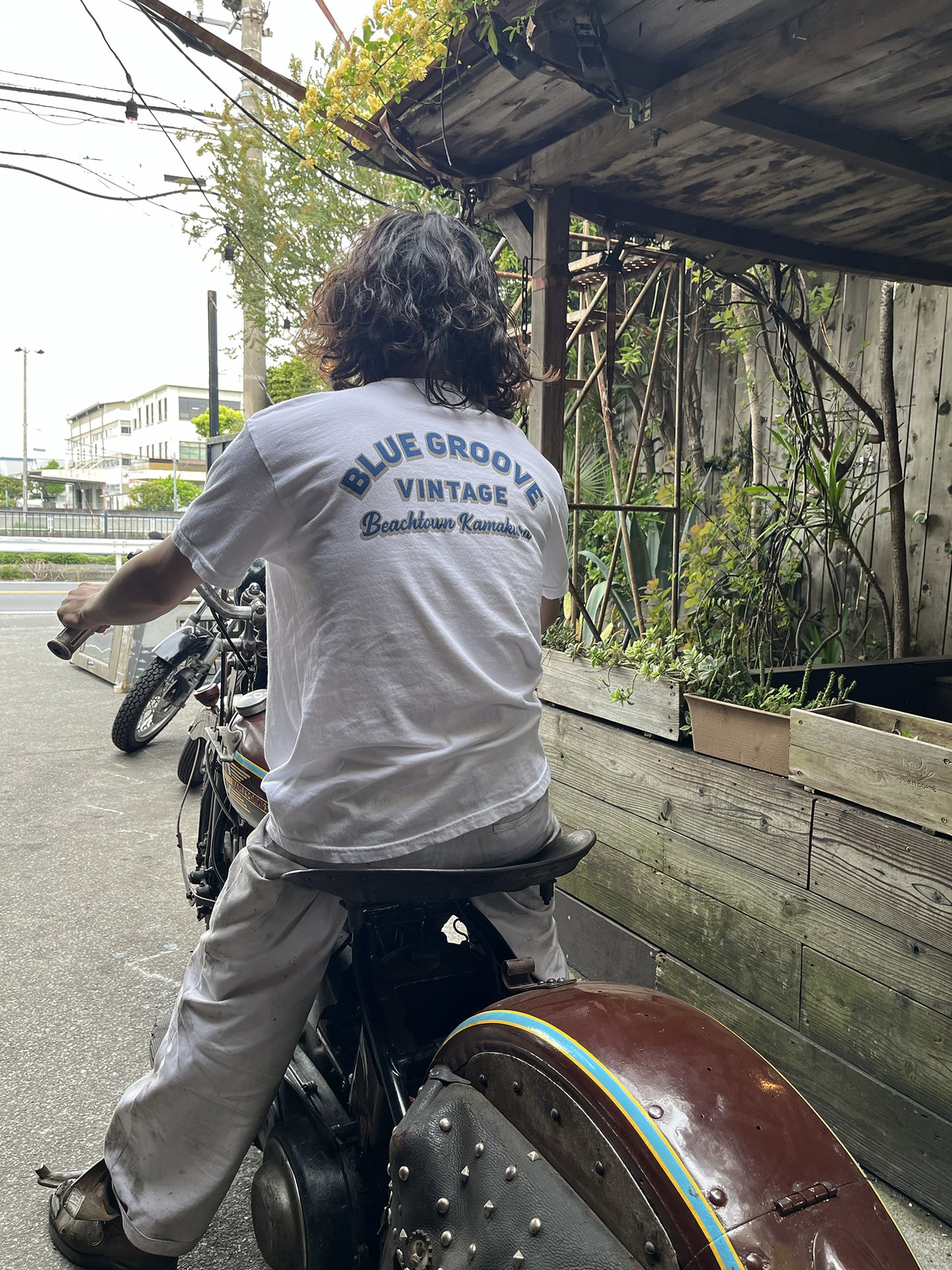 "BG Vintage" S/S Tshirts - WHITE