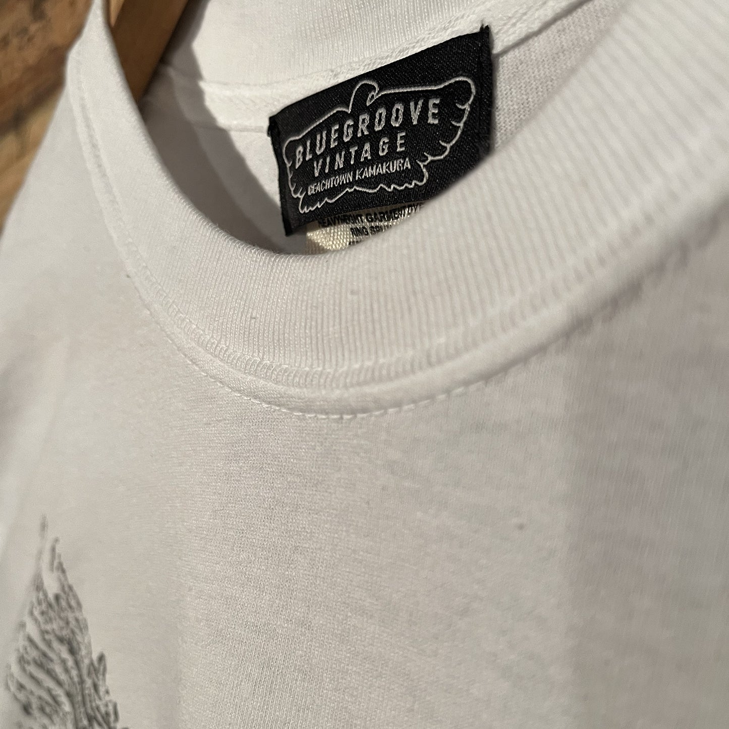 "BG FREE BIRD / FLAMES" L/S Tshirts - WHITE