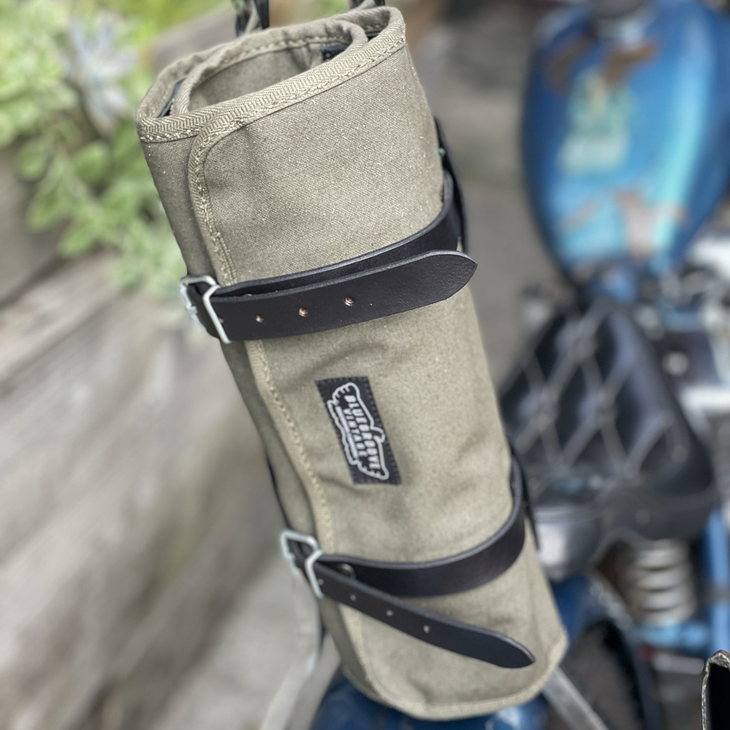 BG VINTAGE CANVAS TOOL ROLL - BLACK BELT