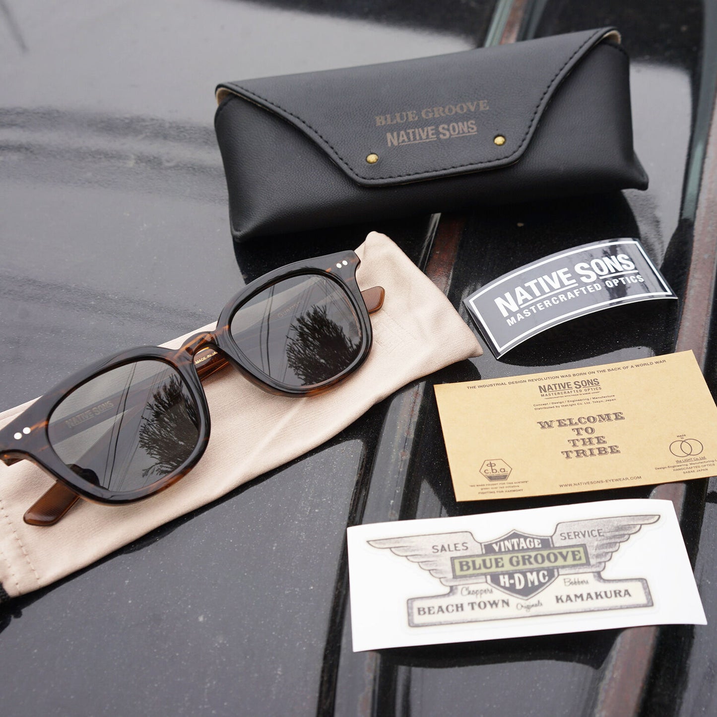 BG x NATIVE SONS "GUERRERO" INDIGO Frame x DARK GRAY Lens