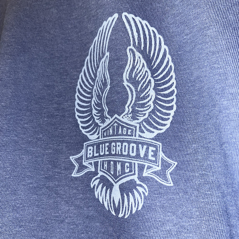 "BRING 'EM BACK TO LIFE" L/S Tshirts NAVY