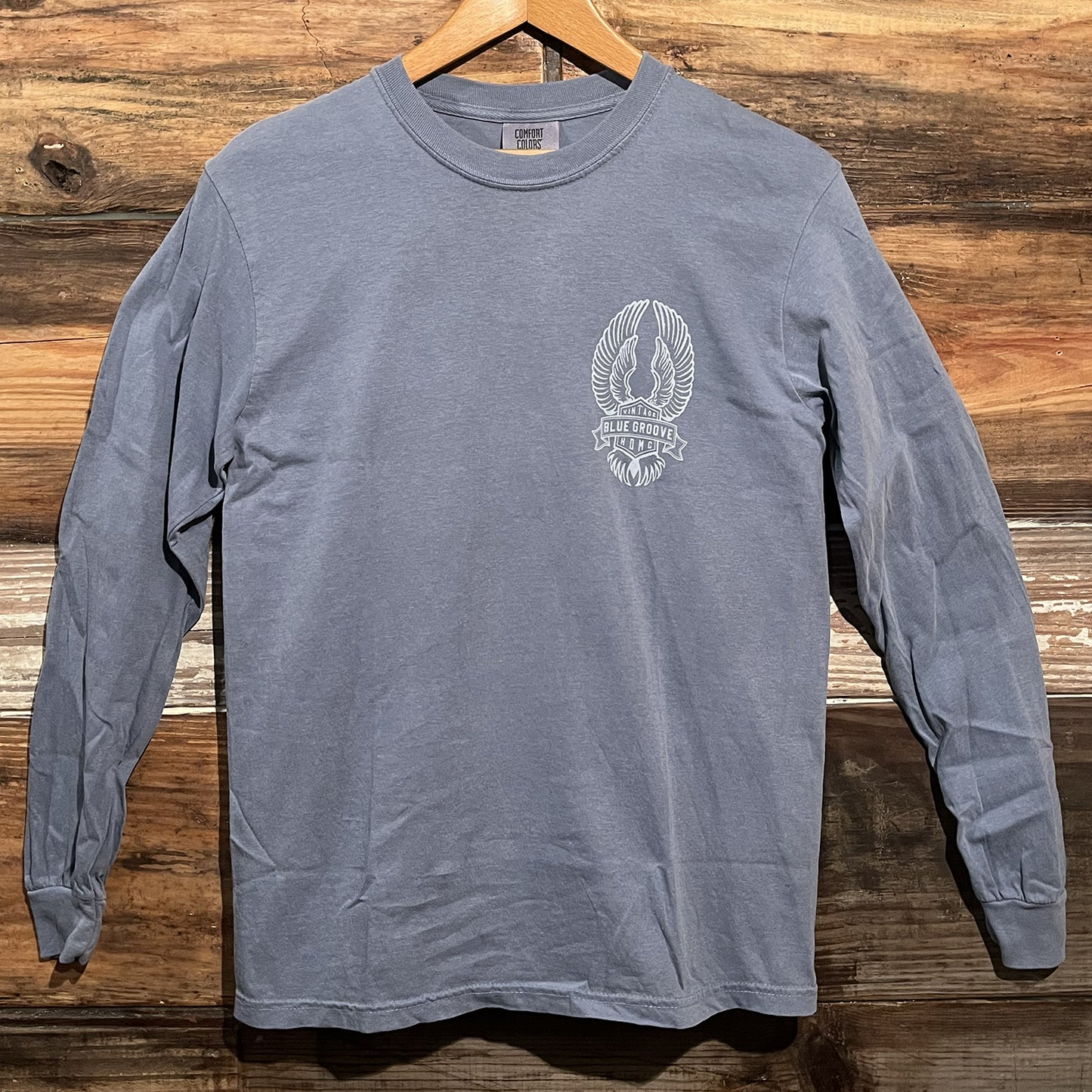 "BRING 'EM BACK TO LIFE" L/S Tshirts NAVY