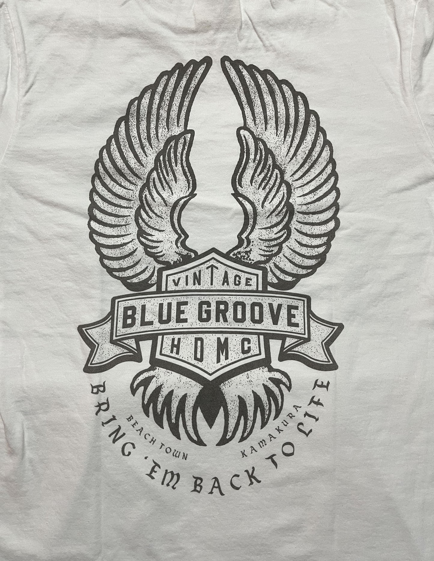 "BRING 'EM BACK TO LIFE" L/S Tshirts - WHITE