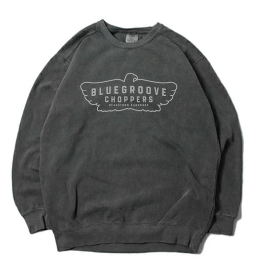 "BG CHOPPERS" CREWNECK SWEATSHIRTS - PEPPER