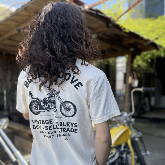 BG SHOP TEE / '47 KNUCKLEHEAD CHOPPER S/S Tshirts - NATURAL