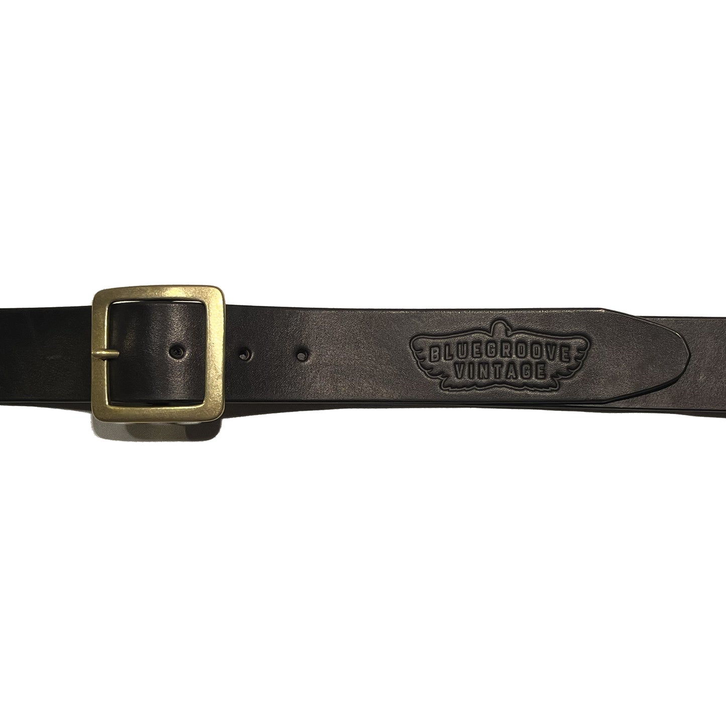 BG SADDLE LEATHER BELT - BLACK