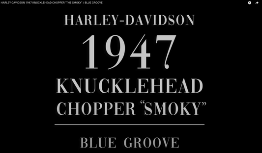MOVIE HARLEY-DAVIDSON 1947 KNUCKLEHEAD CHOPPER "THE SMOKY"