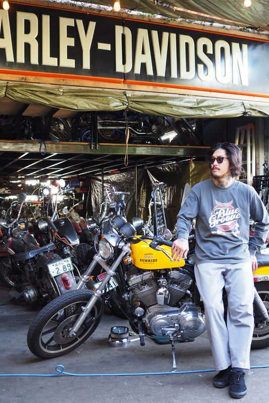 "BEACHTOWN" L/S Tshirts - PEPPER