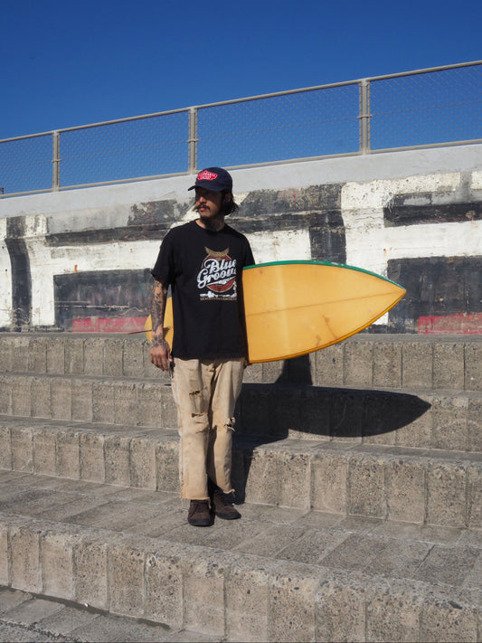 "Beachtown" S/S Tshirts - Black