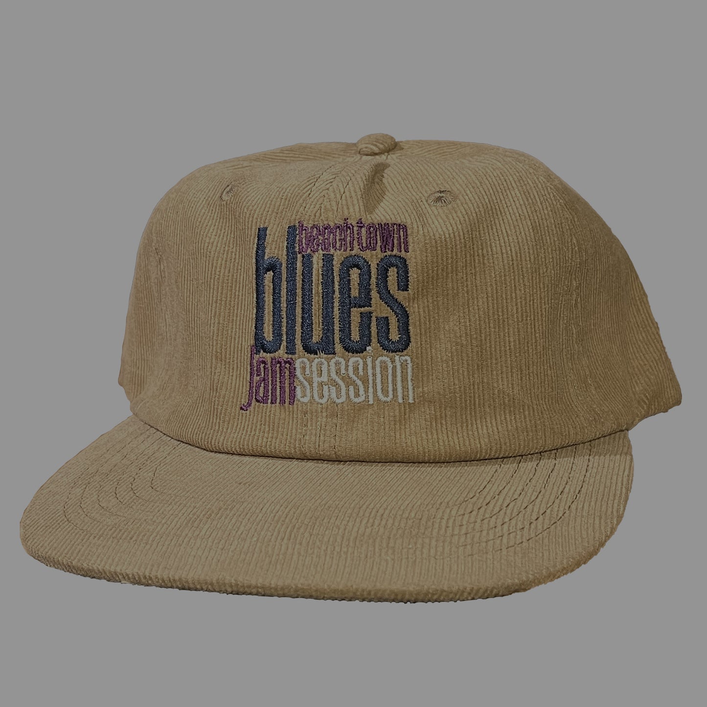 BEACHTOWN BLUES JAM SESSION CORDUROY SNAPBACK CAP