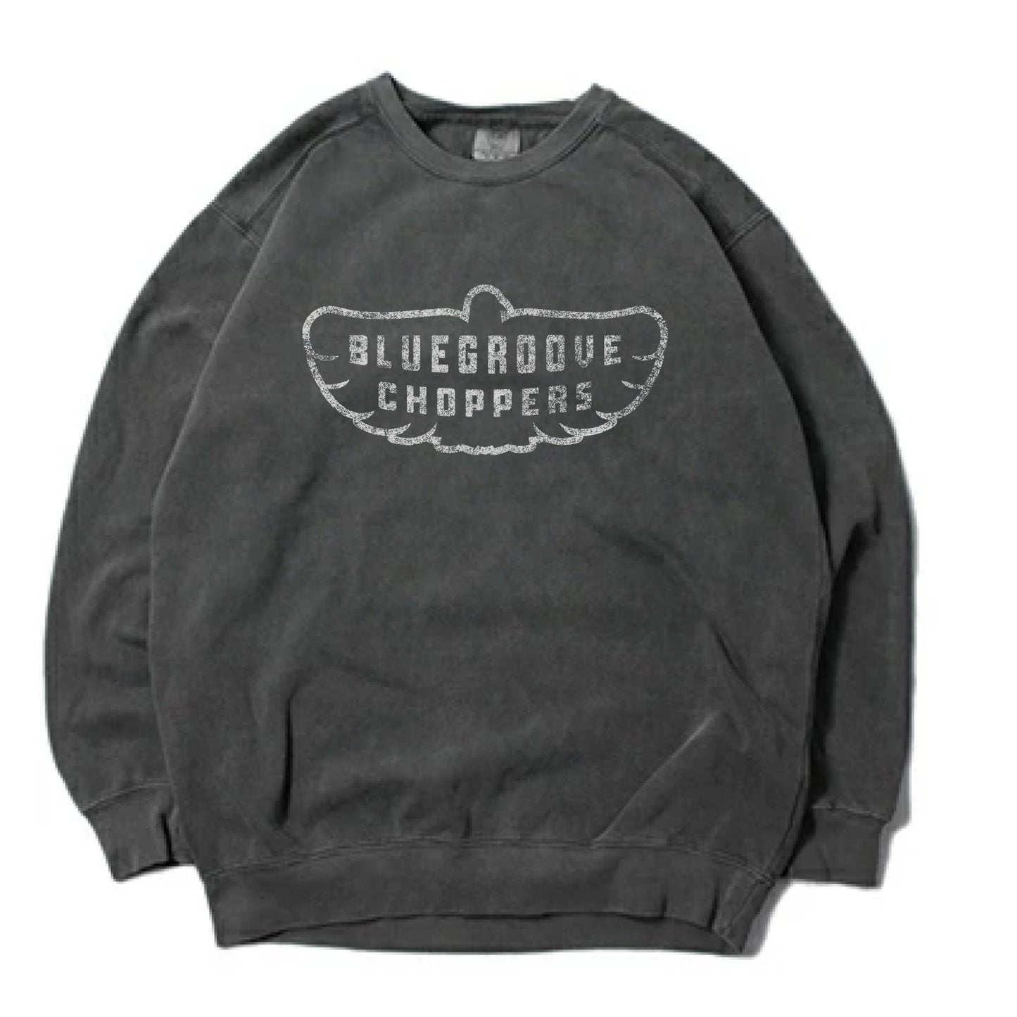 "BG CHOPPERS 2025" CREWNECK SWEATSHIRTS - PEPPER