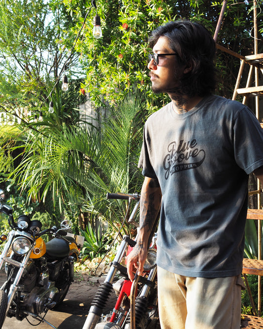 "BG CHOPPERS" S/S Tshirts - PEPPER x BLACK