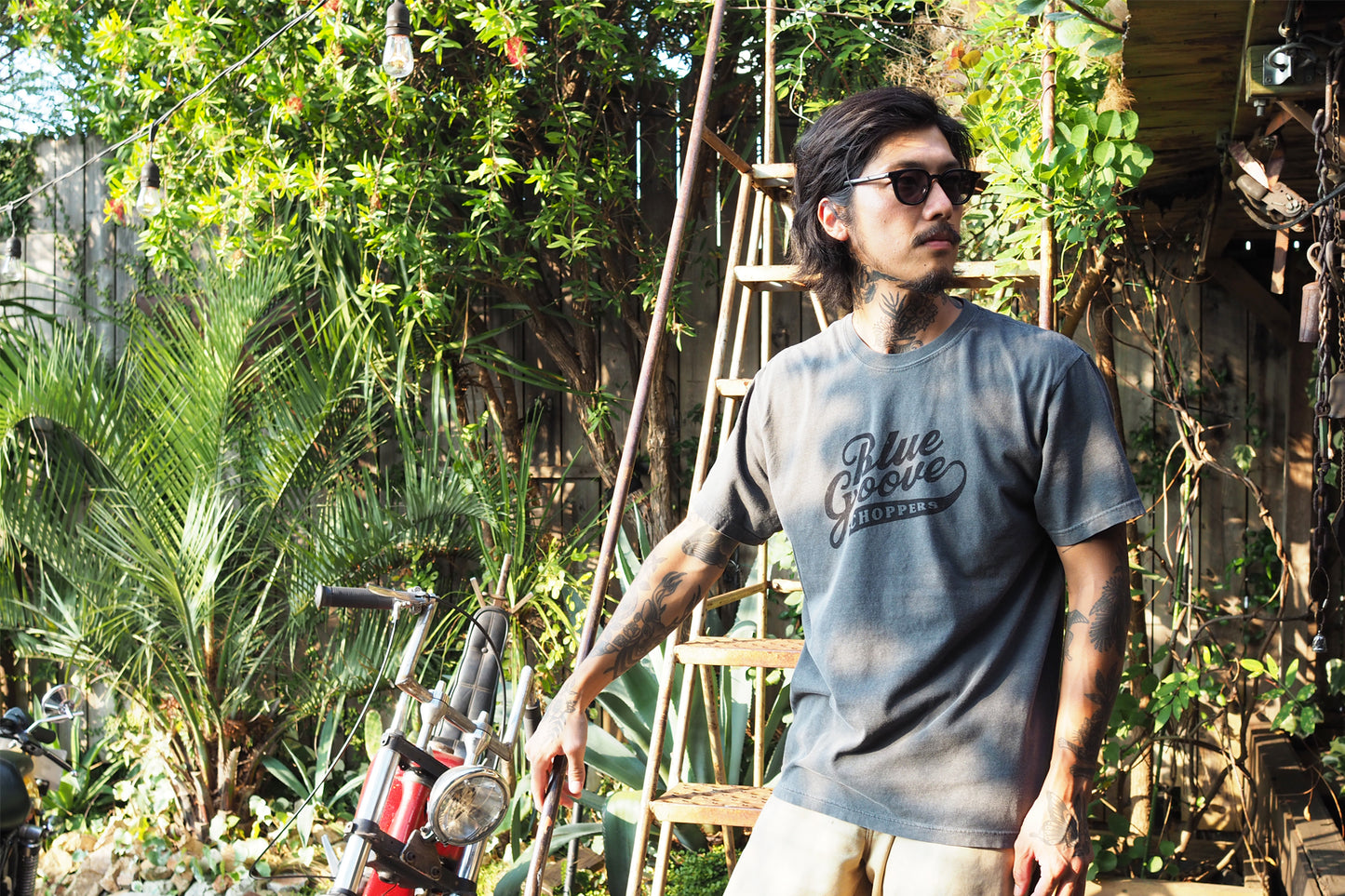 "BG CHOPPERS" S/S Tshirts - PEPPER x BLACK