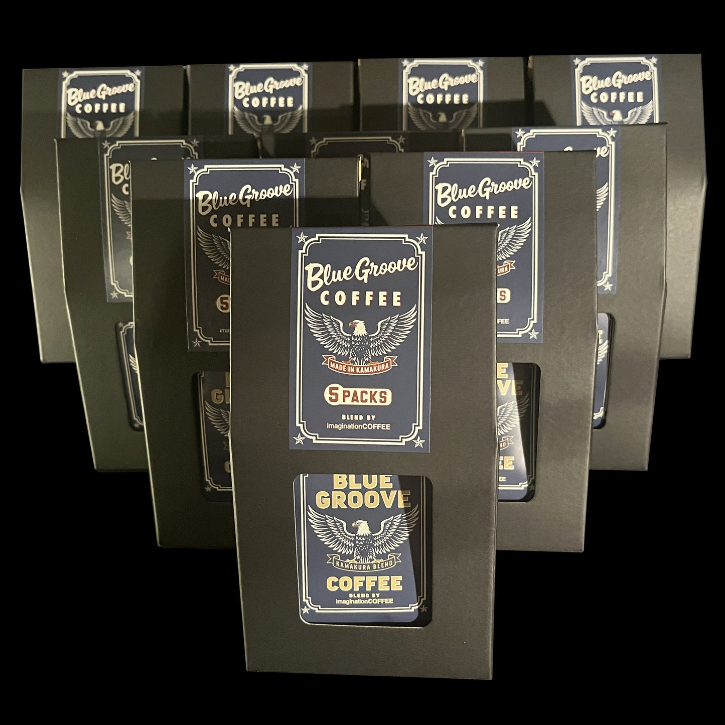 BLUE GROOVE COFEE - KAMAKURA BLEND - 5 DRIP PACKS
