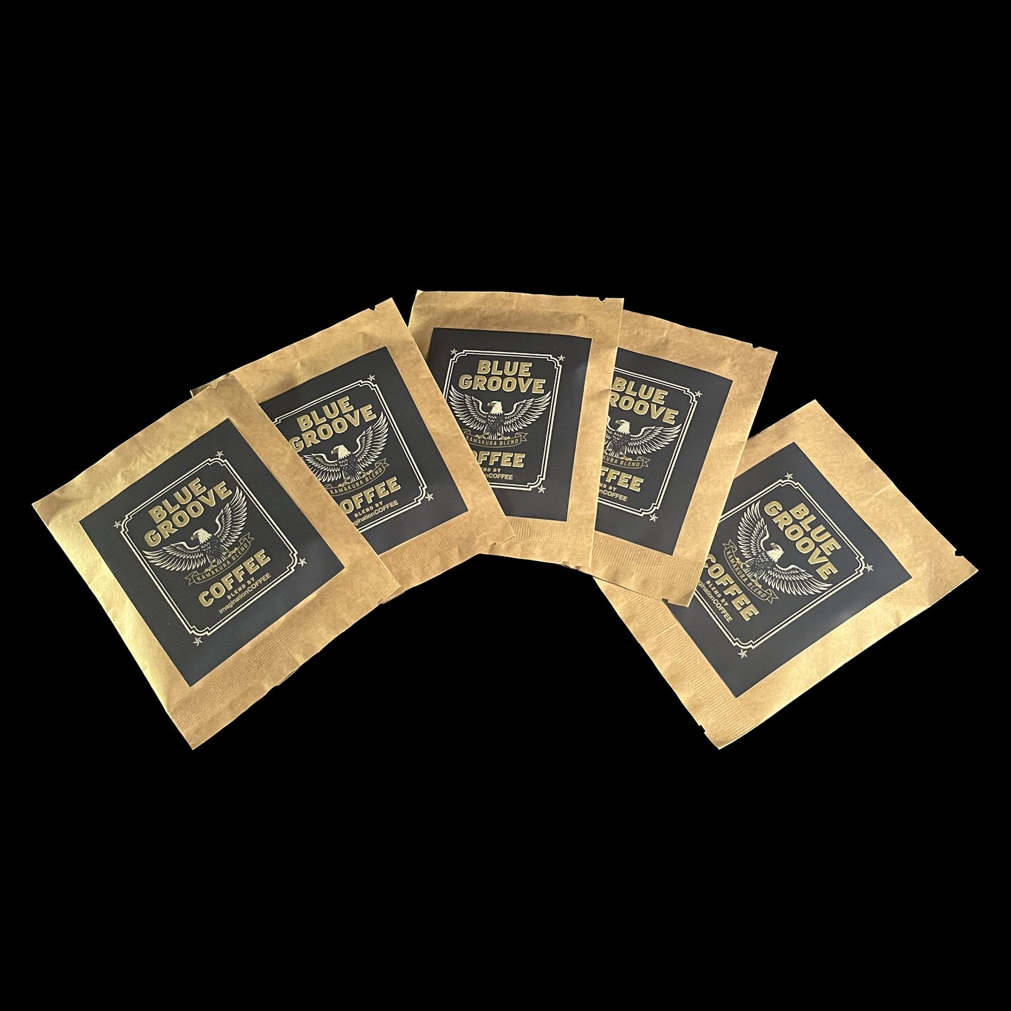 BLUE GROOVE COFEE - KAMAKURA BLEND - 5 DRIP PACKS