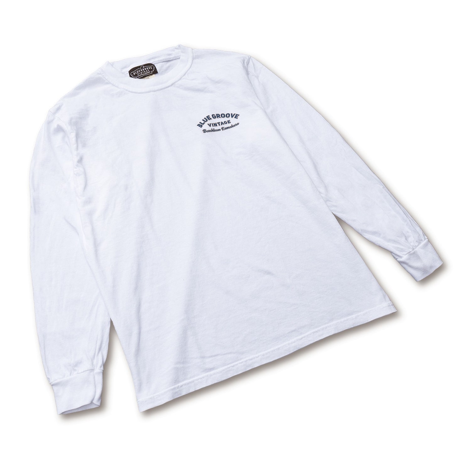 "BG Vintage" L/S Tshirts - WHITE