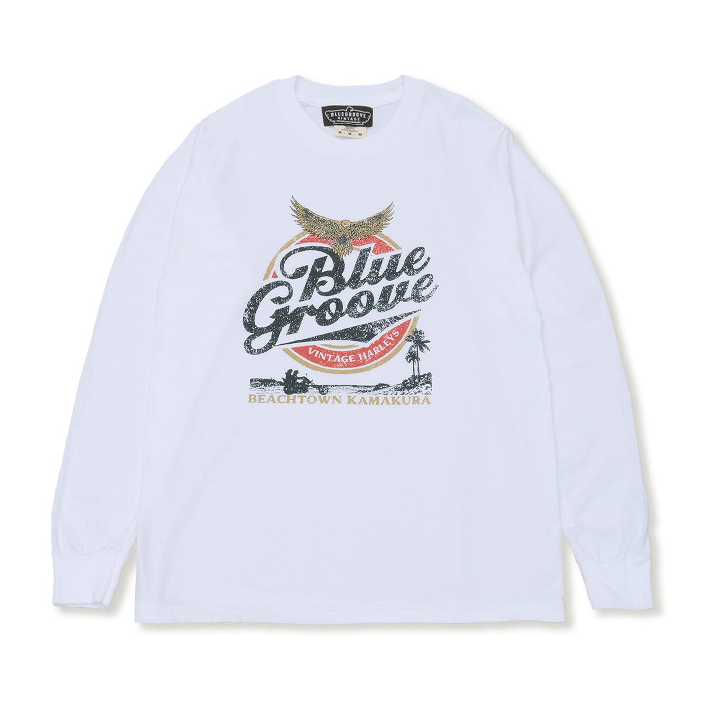 BEACHTOWN L/S Tshirts - WHITE