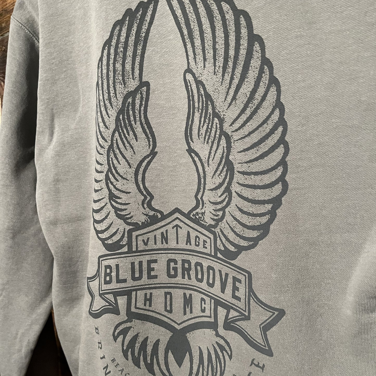 “BRING ‘EM BACK TO LIFE” PULL-OVER HOODIE - WORN GRAY