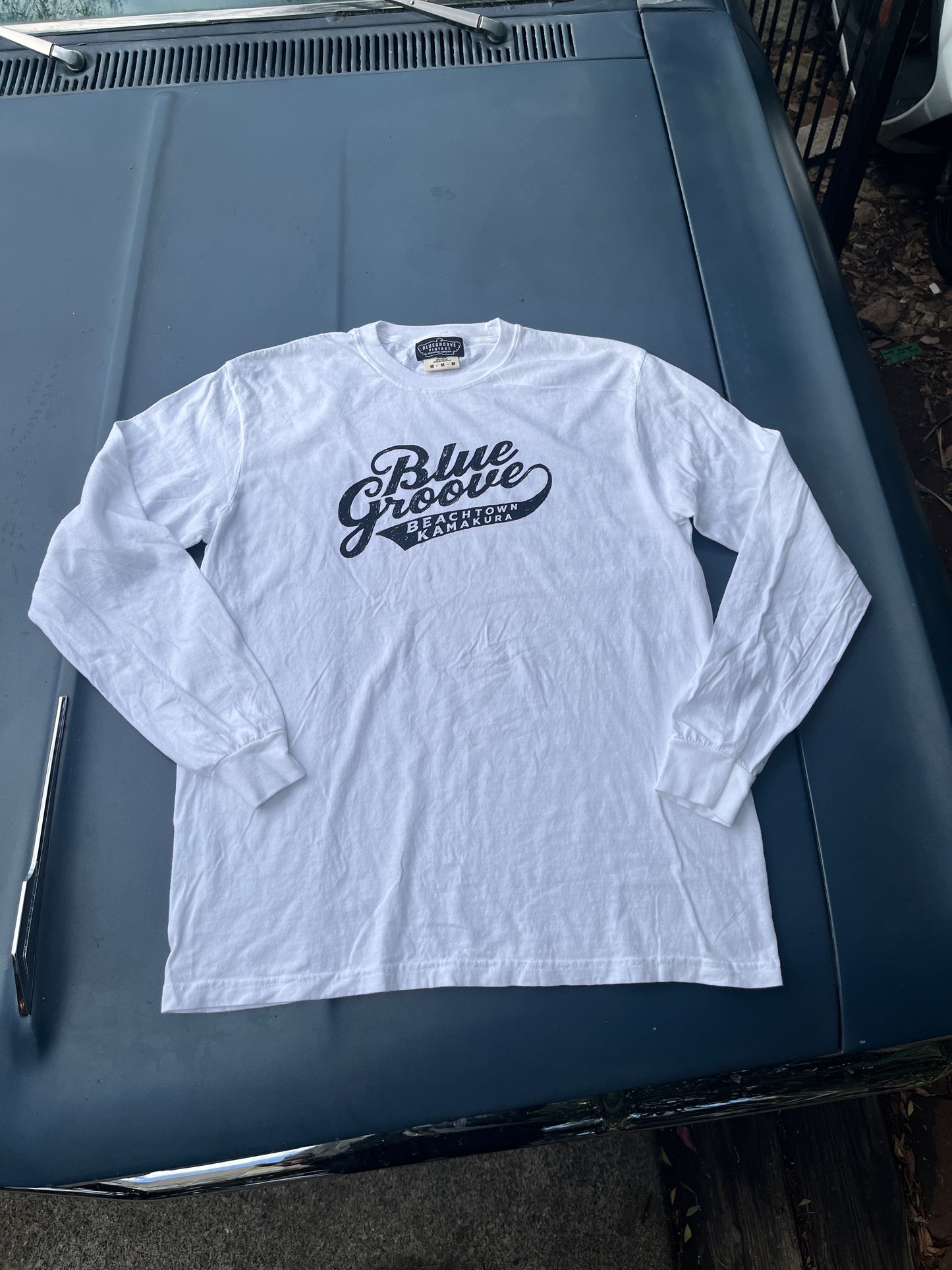 "LOCAL" L/S Tshirts  - WHITE x BLACK