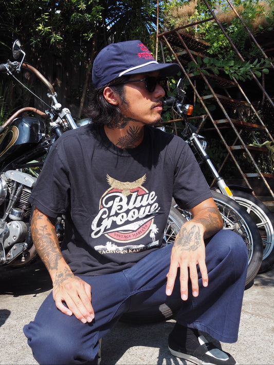 BEACHTOWN S/S Tshirts - BLACK