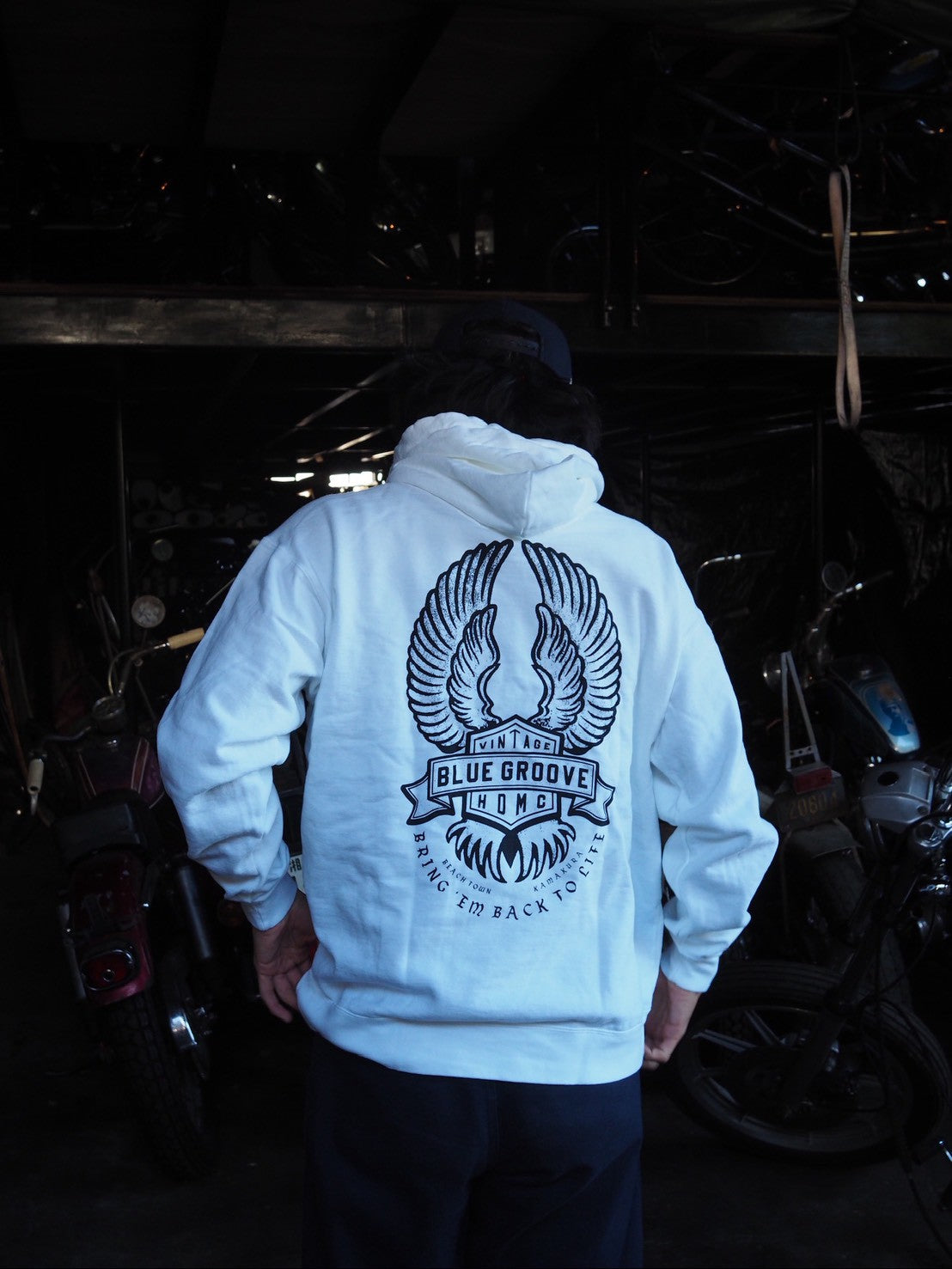 "BRING 'EM BACK TO LIFE" PULL-OVER HOODIE - WHITE