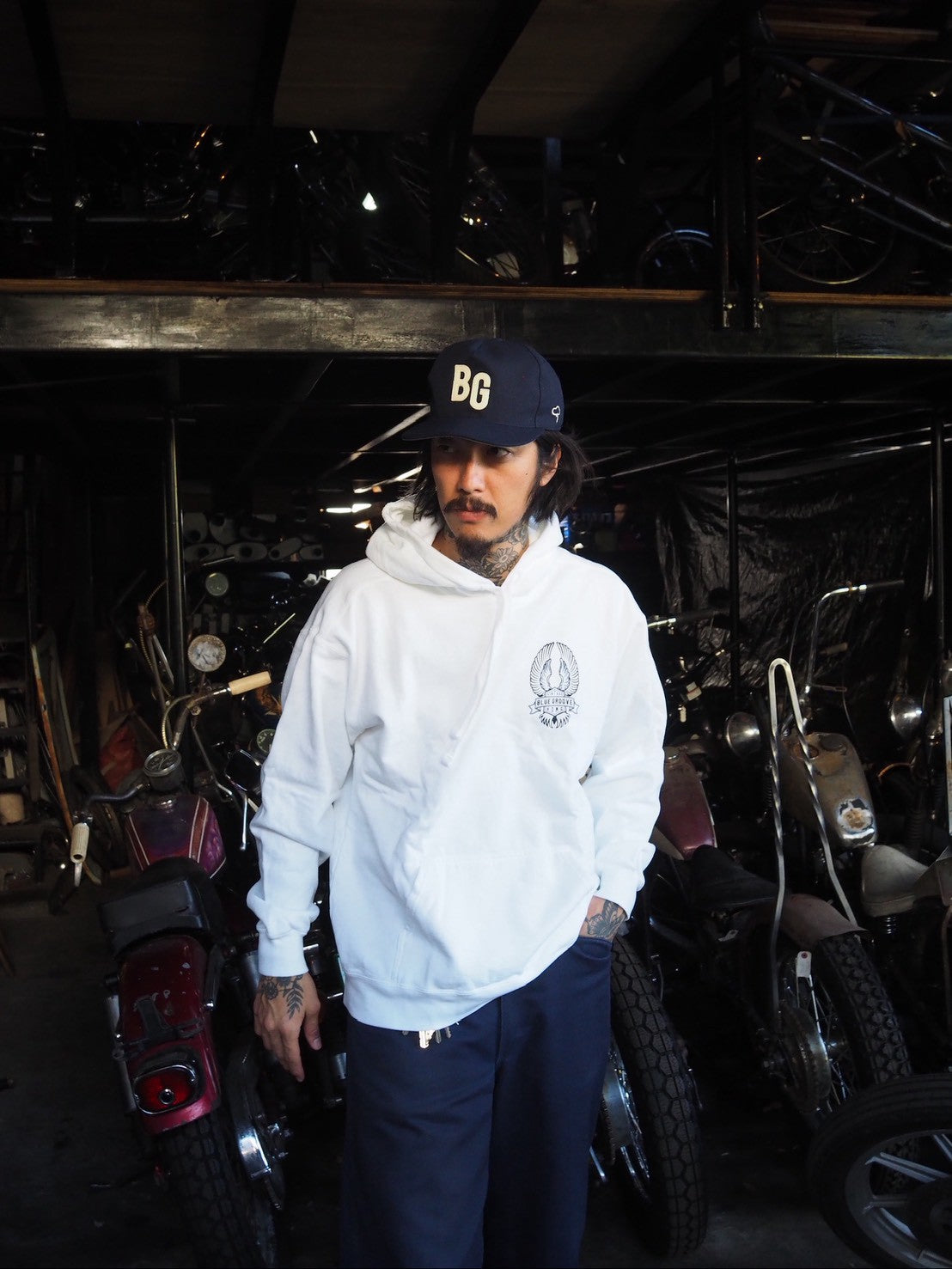 "BRING 'EM BACK TO LIFE" PULL-OVER HOODIE - WHITE