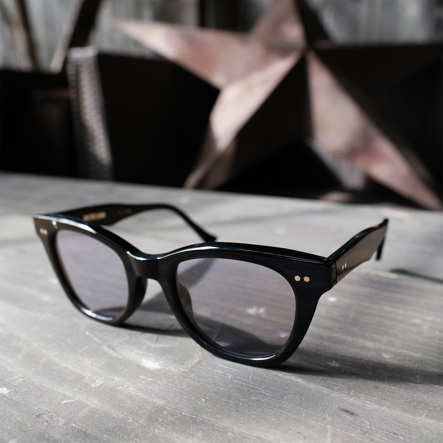  BG x NATIVE SONS EYEWEAR “MOJAVE” - BLACK Frame x LIGHT GRAY Lens