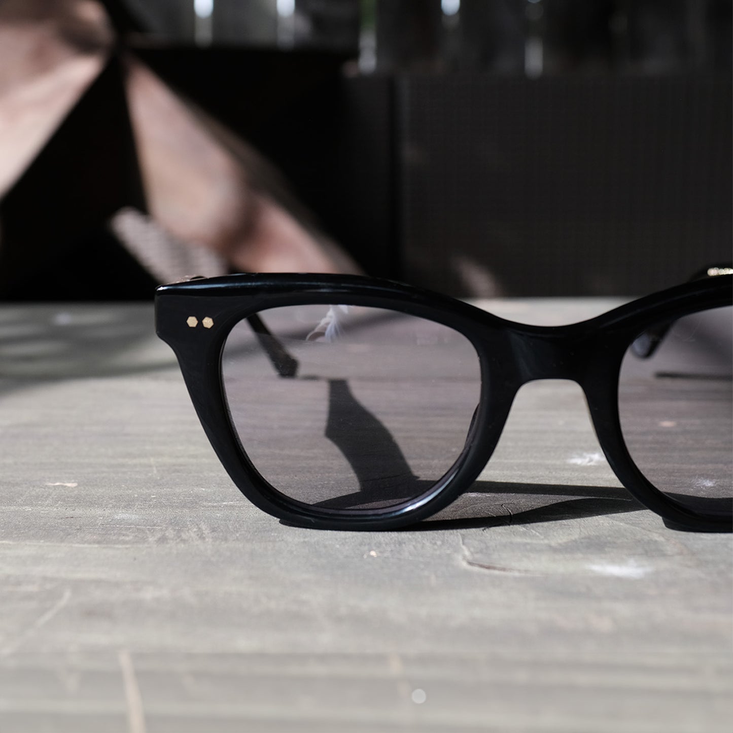  BG x NATIVE SONS EYEWEAR “MOJAVE” - BLACK Frame x LIGHT GRAY Lens