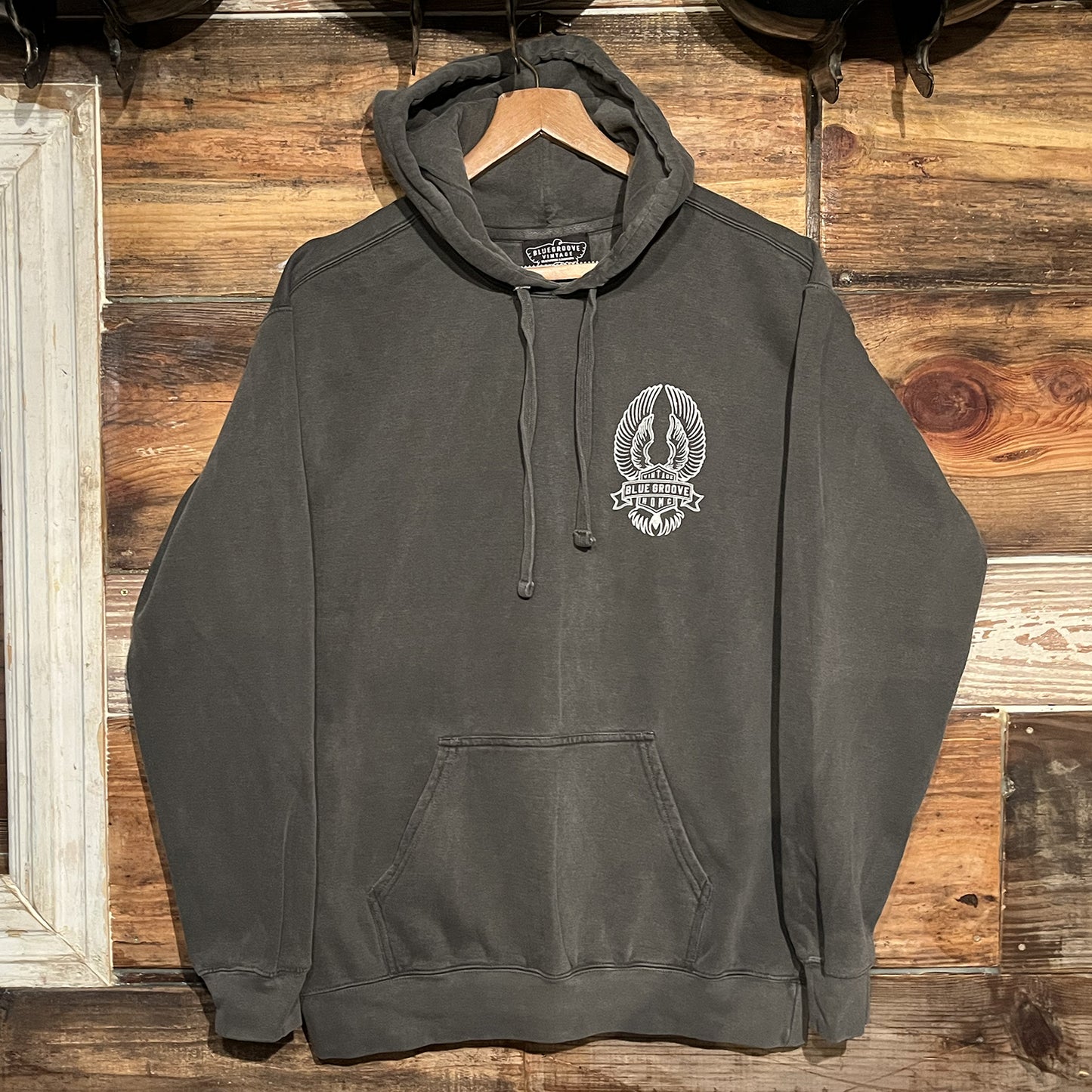 “BRING ‘EM BACK TO LIFE” PULL-OVER HOODIE - PEPPER